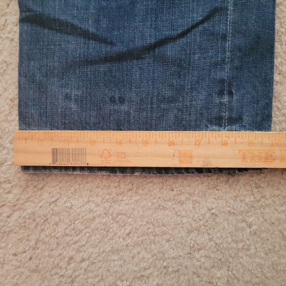 AG Adriano Goldschmied Jeans Mens 32x34 The Prime Blue Bootcut Flare Leg Denim - Picture 8 of 16